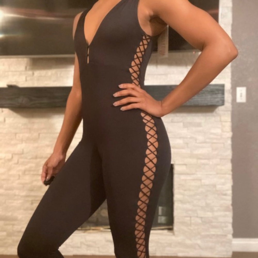 Oh Polly Bodycon Jumpsuit